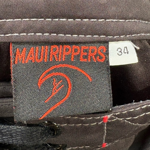 Vintage Maui Rippers Board Shorts Size 34 - Picture 8 of 8